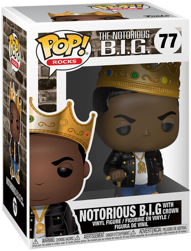 Notorious B.I.G. (With Crown) Rocks Vinyl Figure 77