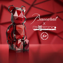 Load image into Gallery viewer, Bearbrick x Fragment Design x Baccarat Figure Red
