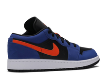 Load image into Gallery viewer, Air Jordan 1 Low Black Blue Orange (GS) Multi Sizes
