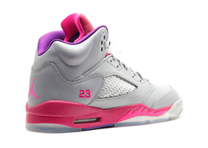 Jordan 5 Retro Cement Grey Pink (GS) Size 6Y