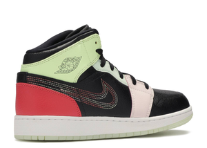 Jordan 1 Mid Glow-In-The-Dark (GS) Multi Sizes