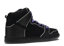 Load image into Gallery viewer, Nike Dunk SB High Black Purple Box Size 9
