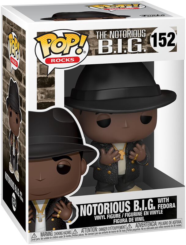 Notoroius B.I.G Rocks With Fedora Vinyl Figure