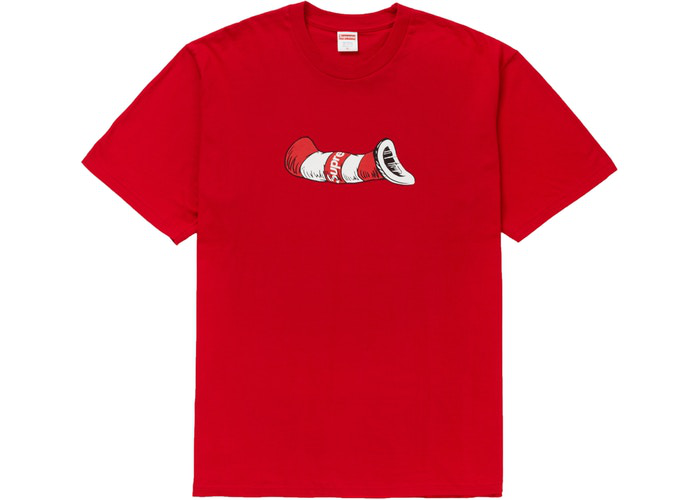 Supreme Cat in the Hat Tee Red Size M / L