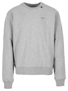 OFF-WHITE Acrylic Arrows Sweatshirt Grey/Blue Size M