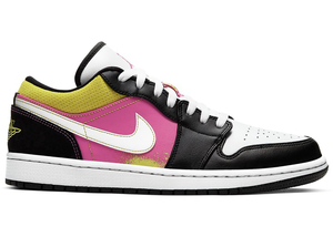 Jordan 1 Low Black Active Fuchsia Cyber