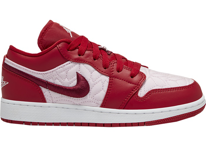 Jordan 1 Low SE Red Quilt (GS) Size 5.5Y