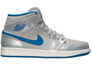 Jordan 1 Mid Wolf Grey Sport Blue (2014)