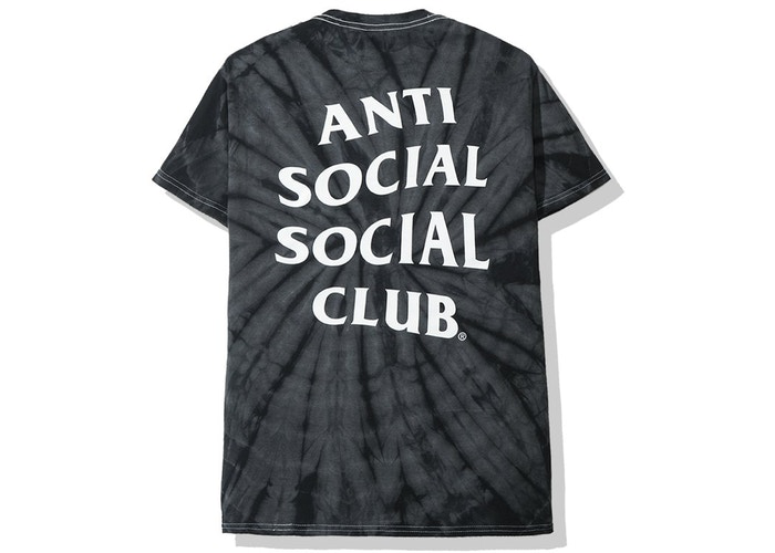 Anti Social Social Club Laguna Tee Black Tie Dye Size S