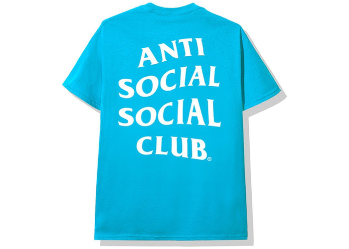 Anti Social Social Club Oceans Tee Blue Size M