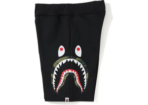 BAPE Double Knit Side Shark Shorts Black Size L