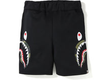 Load image into Gallery viewer, BAPE Double Knit Side Shark Shorts Black Size L
