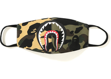 Load image into Gallery viewer, BAPE Half Camo Shark Mask Yellow/Green
