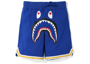 BAPE Shark Basketball Sweat Shorts Blue Size L