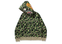 Load image into Gallery viewer, BAPE ABC Shark Full Zip Hoodie Green Size M
