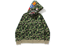 Load image into Gallery viewer, BAPE ABC Shark Full Zip Hoodie Green Size M
