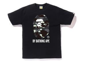 BAPE City Camo By Bathing Tee Black/Black Size L