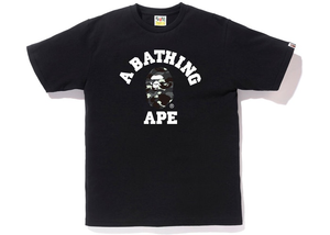 BAPE City Camo College Tee Black/Black Size S