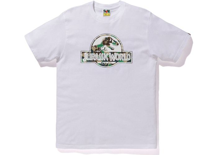 BAPE x Jurassic World Logo Tee White Size M