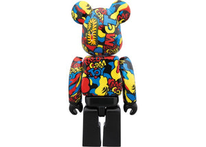 Bearbrick BAPE Camo Shark 100% Multi