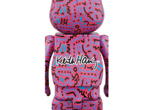 Load image into Gallery viewer, Bearbrick Keith Haring 2 100% &amp; 400% Set Purple
