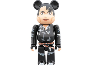 Bearbrick Michael Jackson "Bad" 100% & 400% Set Black