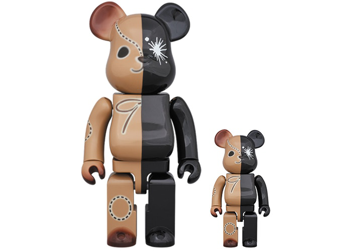 Bearbrick Miharayasuhiro 100% & 400% Set Black/Brown