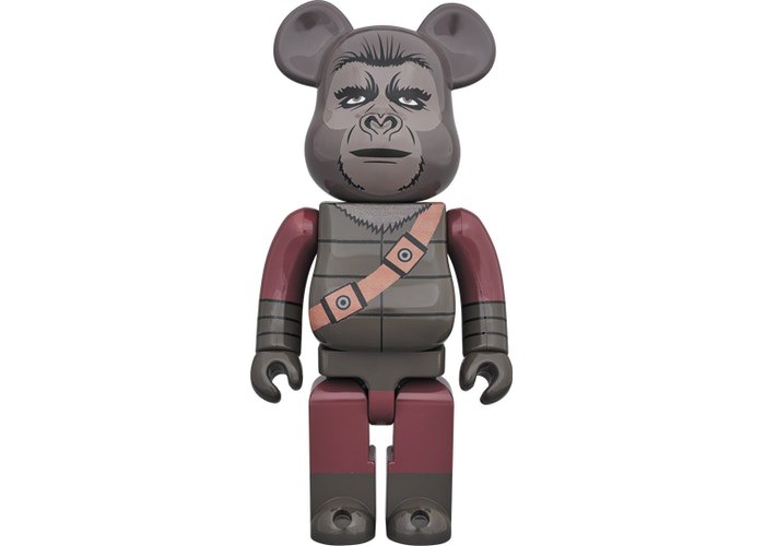 Bearbrick Soldier Ape 400% Burgundy