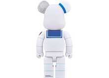 Load image into Gallery viewer, Bearbrick Stay Puft Marshmallow Man Anger Face 400% White
