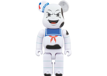 Load image into Gallery viewer, Bearbrick Stay Puft Marshmallow Man Anger Face 400% White
