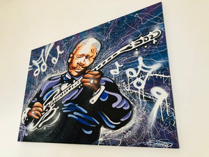 Gerard Gademan Painting BBKING One of a Kind, (Switzerland only Delivery)