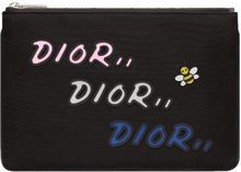 Load image into Gallery viewer, Dior x Kaws Pouch Nylon Black
