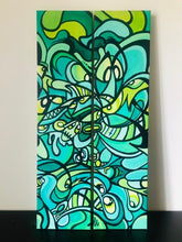 Load image into Gallery viewer, Gerard Gademan Painting GREEEEN One of a Kind, (Switzerland only Delivery)
