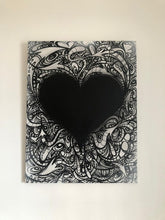 Load image into Gallery viewer, Gerard Gademan Painting LOVE IS BLACK One of a Kind, (Switzerland only Delivery)
