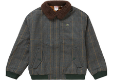 Load image into Gallery viewer, Supreme LACOSTE Wool Bomber Jacket Plaid Size L
