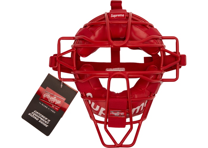 Supreme Rawlings Catcher's Mask Red