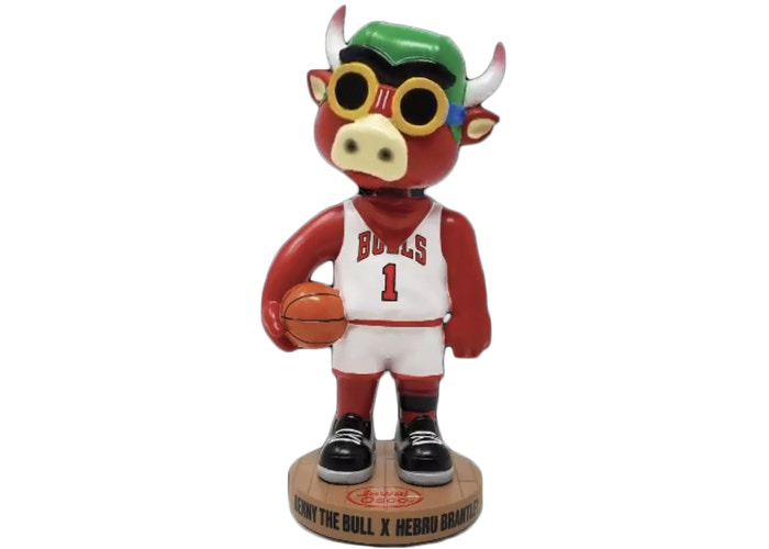 Hebru Brantley x Chicago Bulls Benny The Bull Bobblehead