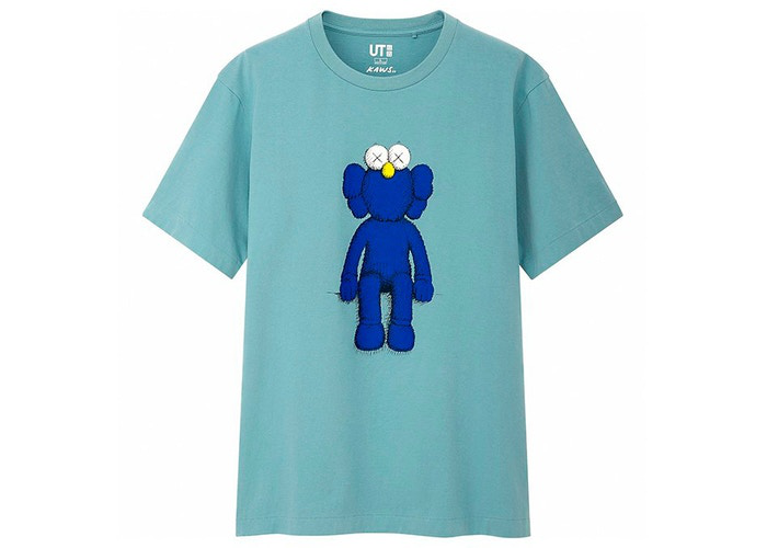 KAWS x Uniqlo Blue BFF Tee Green Size   XL