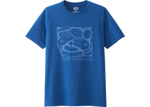 KAWS x Uniqlo Chum Tee Blue Size L