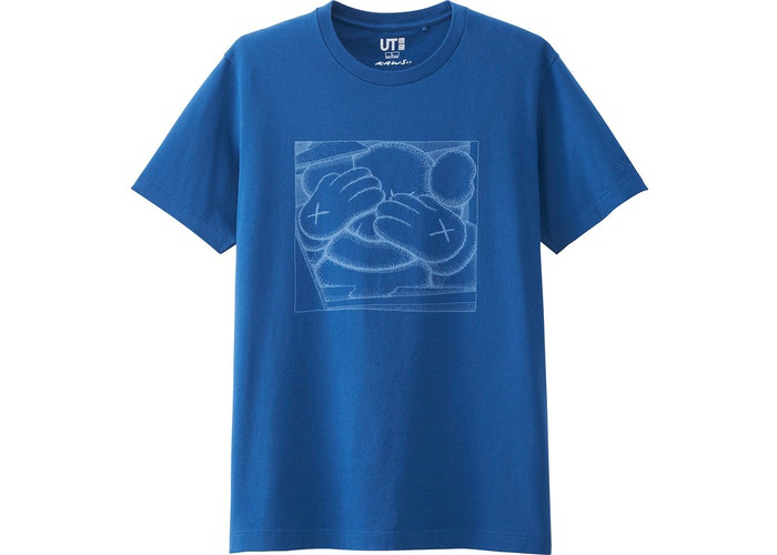 KAWS x Uniqlo Chum Tee Blue Size L