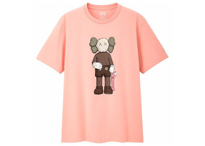 KAWS x Uniqlo Companion Tee Pink Size S