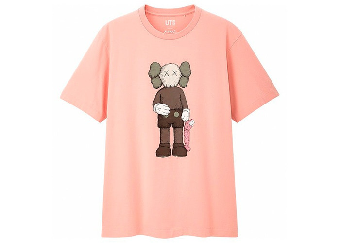 KAWS x Uniqlo Companion Tee Pink Size S