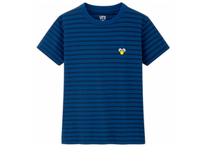 KAWS x Uniqlo Striped Tee (Kids) Navy Age 9-10