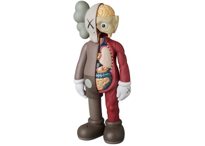 KAWS Companion Flayed Open Edition Vinyl Figure Brown.