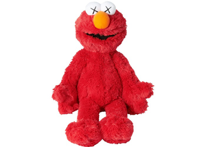 KAWS Sesame Street Uniqlo Elmo Plush Toy Red