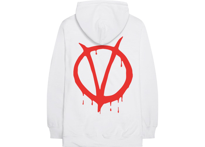 Nav x Vlone Vendetta Pullover Hoodie White Size M