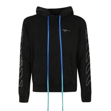 Load image into Gallery viewer, OFF-WHITE Embroidered Abstract Arrows Hoodie Black Size S
