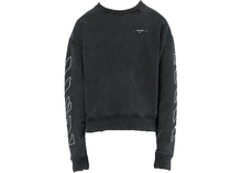 Load image into Gallery viewer, OFF-WHITE Abstract Arrows Embroidered Sweatshirt Black/White Size  L
