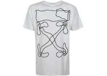 Load image into Gallery viewer, OFF-WHITE Abstract Arrows Embroidered T-Shirt White/Black Size  M / L
