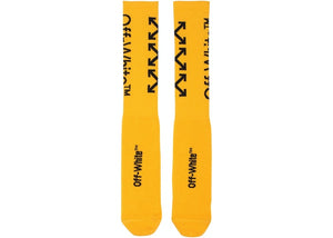 OFF-WHITE Arrow Socks Yellow/Black